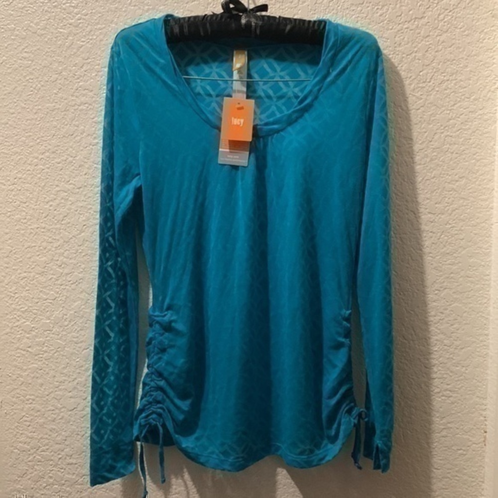 Lucy top Pranayama LS Burnout size small